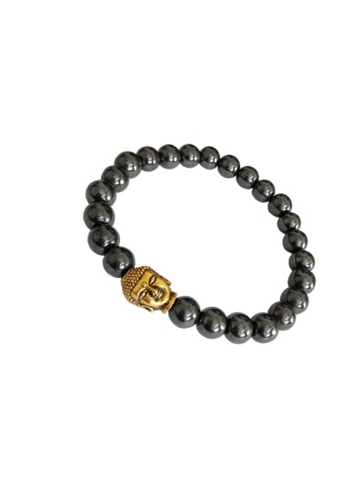 Buddha Hematite Stone Bracelet
